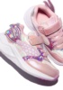 Zapatillas niña de la marca Conguitos sneakers con luces y cola de sirena rosa y multicolor muy cómodas y ligeras con cierre de velcro y elasticos - Ítem3