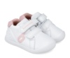 Zapatillas niña escolares Biomecanics barefoot blanc0 y rosa napa calzado respetuoso con el desarrollo natural del pie para gateo y primeros pasos colegiales de piel y cierre de tira adherente con plantilla antibacteriana - Ítem4