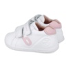 Zapatillas niña escolares Biomecanics barefoot blanc0 y rosa napa calzado respetuoso con el desarrollo natural del pie para gateo y primeros pasos colegiales de piel y cierre de tira adherente con plantilla antibacteriana - Ítem2