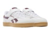 Zapatillas niña y niño Reebok modelo Smash Edge elastic and top strap lifesyle color blanc0 con logo morado y suela en crema sneakers unisex tennis vintage 90's Reebok muy trending con cierre de tira adherente y elasticos y puntera en T muy comodas - Ítem3
