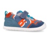 Zapatillas niño Biomecanics barefoot color azul petrol y naranja con cierre de tira adherente y elasticos para un perfecto ajuste deportivos urban de calzado respetuoso de Biomecanics sneakers muy comodas y flexibles - Ítem3