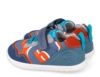 Zapatillas niño Biomecanics barefoot color azul petrol y naranja con cierre de tira adherente y elasticos para un perfecto ajuste deportivos urban de calzado respetuoso de Biomecanics sneakers muy comodas y flexibles - Ítem2