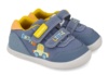 Zapatillas niño Biomecanics barefoot con estampado de coche little driver twin muy divertido color azul jeans y cierre de doble tira adherente para un perfecto ajuste deportivo de calzado respetuoso de Biomecanics muy comodos y flexibles - Ítem1