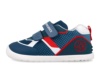 Zapatillas niño Biomecanics barefoot de rejilla color azul petrol rojo y blanc0 zapato sport de Biomecanic calzado respetuoso con el desarrollo natural del pie para gateo y primeros pasos con cierre de doble tira adherente muy comodos y flexibles - Ítem1