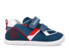 Zapatillas niño Biomecanics barefoot de rejilla color azul petrol rojo y blanc0 zapato sport de Biomecanic calzado respetuoso con el desarrollo natural del pie para gateo y primeros pasos con cierre de doble tira adherente muy comodos y flexibles - Ítem3