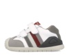 Zapatillas niño Biomecanics color blanc0 y gris con cuatro tiras multicolor calzado respetuoso con el desarrollo natural del pie para gateo y primeros de piel y cierre de tira adherente con plantilla always dry - Ítem2
