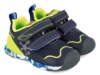 Zapatillas niño Biomecanics color negro lima y azul fabricado en textil con platilla always dry deportivos Biomecanics con cierre de doble tira adherente muy comodos - Ítem1