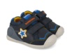 Zapatillas niño Biomecanics urban color azul ocean de piel sauvage con estrella en el lateral zapatos respetuosos con el crecimiento natural del pie para gateo y primeros pasos con cierre de doble tira adherente by Biomecanics y avalados por el IBV - Ítem3