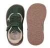 Zapatillas niño Chetto Baby Free barefoot modelo Mesh verde con suela marron deportivas para peques calzado respetuoso de la marca Chetto ligeras comodas y muy flexibles con cierre de tira adherente y elasticos by Chetto designed in Spain - Ítem3
