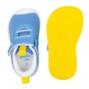 Zapatillas niño Chetto Baby Free barefoot modelo rayo color azul amarillo y blanc0 deportivas para peques calzado respetuoso de la marca Chetto ultraligeras comodas y mega flexibles con cierre de tira adherente y elasticos lavables en lavadora - Ítem3