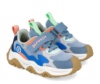 Zapatillas niño Garvalin color azul multicolor deportivos Garvalin con cierre de tira adherente y elasticos muy comodas y ligeras para cualquier actividad al aire libre - Ítem3