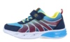 Zapatillas niño Garvalin con luces color azul y lima deportivos Garvalin con cierre de tira adherente y elasticos muy comodas - Ítem2