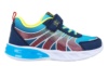 Zapatillas niño Garvalin con luces color azul y lima deportivos Garvalin con cierre de tira adherente y elasticos muy comodas - Ítem3