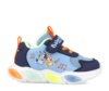 Zapatillas niño Garvalin con luces y con estampado de la franquicia Bluey y Bingo puntera reforzada cierre de tira adherente y elasticos deportivo de color azul y multicolor con luces - Ítem2