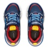 Zapatillas niño Geox Superman de DC comics sneakers Geox con cierre de tira adherente y elasticos con luces en la suela azul y boton on off a los peques les encantará sentirse supere heroes - Ítem2