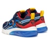 Zapatillas niño Geox Superman de DC comics sneakers Geox con cierre de tira adherente y elasticos con luces en la suela azul y boton on off a los peques les encantará sentirse supere heroes - Ítem4