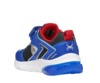 Zapatillas niño Geox de la factoria Marvel Avengers Spider-Man Ciberdron Boy sneakers de Geox Respira con luces en la suela y boton on-off color azul rojo y negro cierre de tira adherente y elasticos a los peques les encantara sentirse super heroes - Ítem1