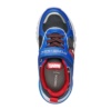 Zapatillas niño Geox de la factoria Marvel Avengers Spider-Man Ciberdron Boy sneakers de Geox Respira con luces en la suela y boton on-off color azul rojo y negro cierre de tira adherente y elasticos a los peques les encantara sentirse super heroes - Ítem3