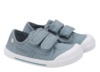 Zapatillas niño Igor Modelo Canvas color azul oceano calzado respetuoso mas ancho de puntera barefoot muy comodas y flexibles lonetas Igor unisex con puntera reforzada y cierre de doble tira adherente made in Spain - Ítem2