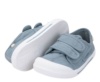 Zapatillas niño Igor Modelo Canvas color azul oceano calzado respetuoso mas ancho de puntera barefoot muy comodas y flexibles lonetas Igor unisex con puntera reforzada y cierre de doble tira adherente made in Spain - Ítem1