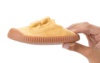 Zapatillas niño Igor barefoot modelo Berri color amarillo dijon y suela color caramelo calzado respetuoso muy comodas y flexibles lonetas Igor con puntera reforzada y cierre de doble tira adherente drop 0 - Ítem2