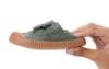 Zapatillas niño Igor barefoot modelo Berri color kaki y suela color caramelo calzado respetuoso muy comodas y flexibles lonetas Igor con puntera reforzada y cierre de doble tira adherente drop 0 - Ítem2
