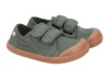Zapatillas niño Igor barefoot modelo Berri color kaki y suela color caramelo calzado respetuoso muy comodas y flexibles lonetas Igor con puntera reforzada y cierre de doble tira adherente drop 0 - Ítem1