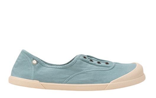 Zapatillas niño Igor modelo 5.1 color nuevo verde matcha calzado respetuoso barefoot muy comodas y flexibles lonetas unisex de Igor para adolescentes y adultos made in Spain