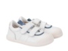 Zapatillas niño Igor modelo Berlin 1974 escolares barefoot color blanc0 y azul jeans calzado respetuoso de piel de la marca Igor colegiales muy comodas y flexibles con puntera reforzada y cierre de doble tira adherente made in Spain - Ítem3