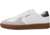 Zapatillas niño Levis Gabhan color blanc0 rojo y verde y suela color caramelo sneakers Levis con cierre de cordones muy trending para combinar con cualquier look - Ítem4
