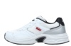 Zapatillas niño Levis modelo Tyler color blanc0 negro y plata deportivos Levis con cierre de cordones muy ligeras super light y muy trending sneakers Levis para combinar con jeans o cualquier look - Ítem1