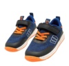 Zapatillas niño Mustang barefoot color tpu azul navy y naranja deportivos para juniors de calzado respetuoso muy comodas y muy flexibles con cierre de tira adherente y elasticos Mustang free con certificado vegano - Ítem4