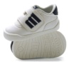 Zapatillas niño Mustang colegiales barefoot color usain blanc0 y azul navy calzado respetuoso de Mustang con cierre de doble tira adherente deportivos escolares casual muy comodos y flexibles - Ítem2