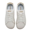 Zapatillas niño Mustang free barefoot color Murri white blanc0 y marron cierre de cordones calzado respetuoso para juniors y con plantilla de trasición para los que no estan acostumbrados al calzado barefoot de piel sintetica con certificado vegano - Ítem3