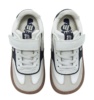 Zapatillas niño Mustang calzado respetuoso modelo Modern white Losfo navy blanc0 azul y gris sneakers barefoot Mustang muy comodas diseñadas por el Dr. Juanjo López, traumatólogo deportivo e infantil con cierre de tira adherente y elasticos - Ítem2