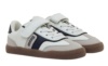 Zapatillas niño Mustang calzado respetuoso modelo Modern white Losfo navy blanc0 azul y gris sneakers barefoot Mustang muy comodas diseñadas por el Dr. Juanjo López, traumatólogo deportivo e infantil con cierre de tira adherente y elasticos - Ítem4