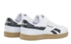 Zapatillas niño Reebok modelo Smash Edge elastic and top strap color blanc0 con logo negro sneakers tennis vintage 90's Reebok muy trending con cierre de tira adherente y elasticos y puntera en T muy comodas y trending - Ítem3