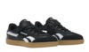Zapatillas niño Reebok modelo Smash Edge elastic and top strap color negro con logo blanc0 sneakers tennis vintage 90's Reebok muy trending con cierre de tira adherente y elasticos y puntera en T muy comodas - Ítem3