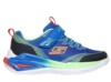 Zapatillas niño Skechers Tri-Namics 2.0 color azul verde y multicolor con luces en la suela que se iluminan con boton on off cierre de tira adherente y elasticos ligeras y con sistema easy on off - Ítem2