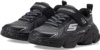 Zapatillas niño Skechers color negro y plata sneakers Skechers Ravlor lavables en lavadora muy ligeras con cierre de velcro y elasticos - Ítem1