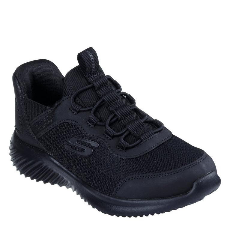 ZAPATILLAS SKECHERS NEGRAS SLIPINS ESCOL