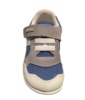 Zapatillas niño Zapy Madroño barefoot color azulon y blanc0 con cierre de tira adherente y elasticos calzado respetuoso Zapyflex deportivos con puntera reforzada made in Spain - Ítem3