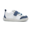 Zapatillas niño Zapy color hielo y azul navy calzado barefoot con cierre de tira adherente y elasticos calzado respetuoso Zapyflex natural steps made in Spain deportivos muy comodas y flexibles sneakers barefoot con la calidad de Zapy - Ítem2