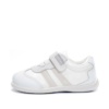 Zapatillas niño Zapy modelo Brest color blanc0 hielo calzado barefoot con cierre de tira adherente y elasticos calzado respetuoso Zapyflex natural steps made in Spain muy comodas y flexibles - Ítem1