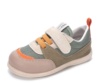 Zapatillas niño Zapy modelo Cannes color piedra kaki y naranja calzado barefoot con cierre de tira adherente y elasticos calzado respetuoso Zapyflex natural steps made in Spain deportivos muy comodas y flexibles sneakers barefoot con la calidad Zapy - Ítem1