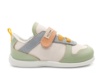 Zapatillas niño Zapy modelo Ciruela color piedra savia y naranja calzado barefoot con cierre de tira adherente y elasticos calzado respetuoso Zapyflex natural steps made in Spain muy comodas y flexibles by Zapy - Ítem1