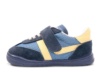Zapatillas niño Zapy modelo Dali color azul jeans y amarillo calzado barefoot con cierre de tira adherente y elasticos calzado respetuoso Zapyflex natural steps made in Spain muy comodas y flexibles sneakers barefoot con la calidad Zapy - Ítem2