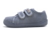 Zapatillas niño Zapy modelo Poniente color gris calzado respetuoso barefoot muy comodas y super flexibles lonetas Zapyflex con cierre de doble tira adherente made in Spain - Ítem3