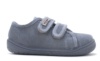 Zapatillas niño Zapy modelo Poniente color gris calzado respetuoso barefoot muy comodas y super flexibles lonetas Zapyflex con cierre de doble tira adherente made in Spain - Ítem2