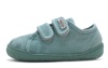 Zapatillas niño Zapy modelo Poniente color verde savia calzado respetuoso barefoot muy comodas y super flexibles lonetas Zapyflex unisex con cierre de doble tira adherente made in Spain - Ítem2